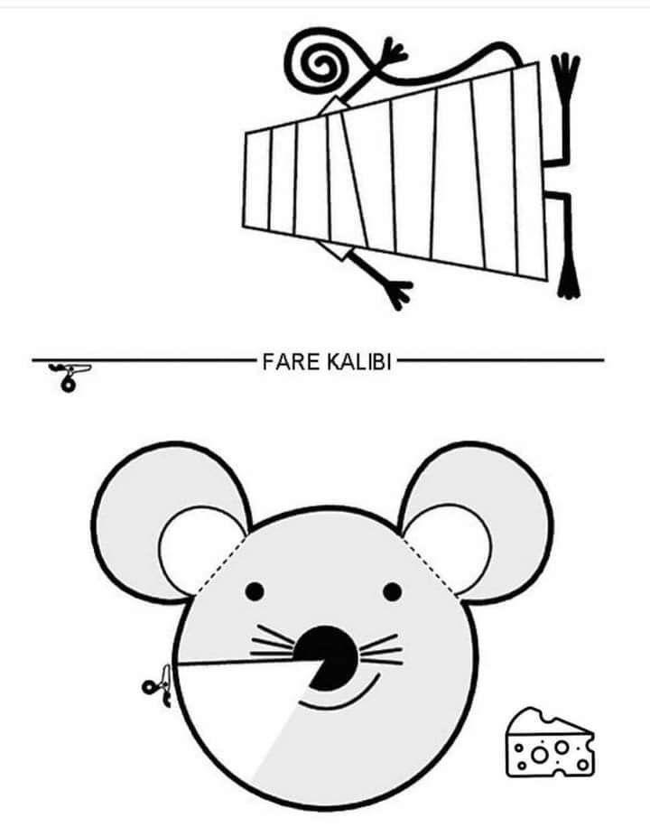 a mouse and a rat face each have different expressions on the same page, but one has an odd expression