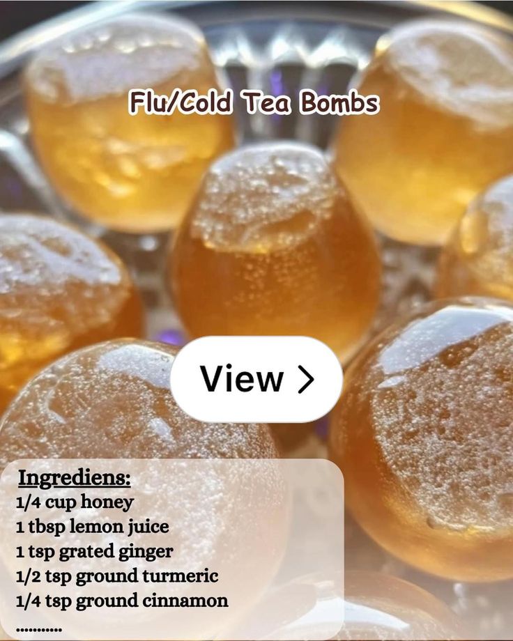 Lemon8 · Flu/Cold Tea Bombs just in time for the season. ���🤧🤧 · @Shirleydaughter Cold Remedy Drink, Sick Drink, Ginger Tea For Colds, Medicine Ball Tea, Crunchy Stuff, Healthy Tricks, Cold Remedies Fast, Cold Tea, Healthy Juice Drinks