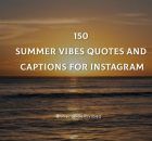 the words summer vibes quotes and captions for instagram are in front of an ocean sunset