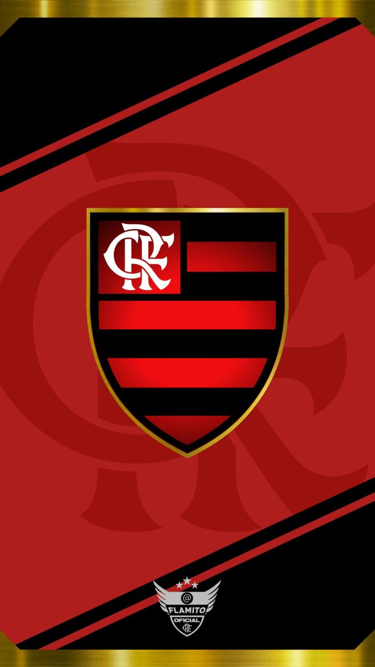 a red and black shield with the word rc on it's center striping