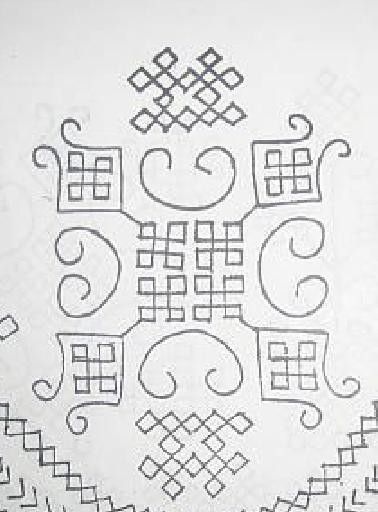 an image of a drawing on paper with numbers and symbols in the middle, as well as lines