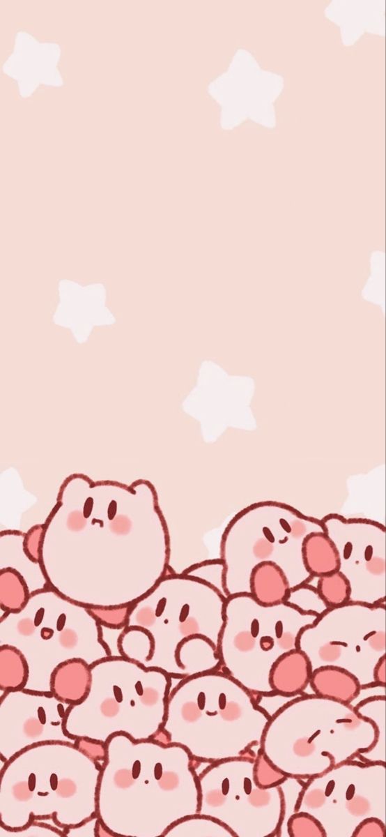 a bunch of little pigs sitting in the middle of a pile of pink pig heads