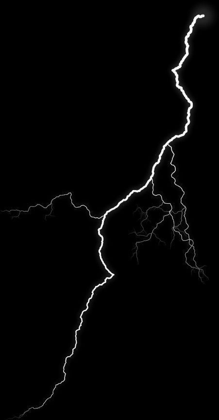 a black and white photo of lightning in the night sky with long, thin lines