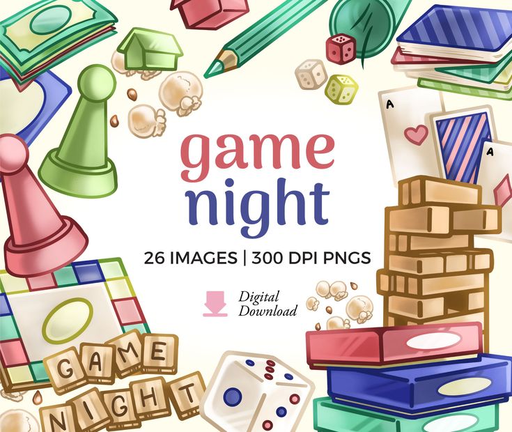 the game night is coming up and it's time to play