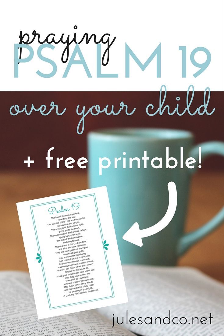 an open bible with the words, praying for your child and free printable