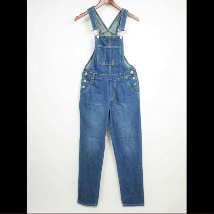 New Twiin Sisters Women's S - Blue Jean Denim Overalls Medium Wash Straight Leg New With Tag Condition Size: Women's S Composition: 90% Cotton, 10% Spandex Waist: Approximately 29" Length: Approximately 59" Adjustable Inseam: Approximately 29" Please Carefully Examine Pictures As They Best Demonstrate The Condition Of The Item And Represent A Part Of The Description. Clean And Smoke Free Tag Sale, Denim Overalls, Blue Jean, Blue Jeans, Pant Jumpsuit, Denim Jeans, Overalls, Straight Leg, Pants For Women