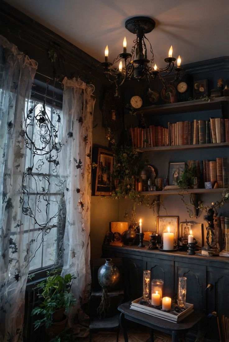 Fall Furniture , Autumn Cozy Fall ,Decor Easy Fall ,
Decor Neutral Fall ,Decor Fall ,Decor Inspiration ,Fall Decor Ideas Witchy Room Aesthetic, Witchy Living Room, Occult Design, Witchy Room Decor, Pagan Style, Gothic Living Room, Halloween Bedroom Decor, Ad Inspiration, Witchy Room