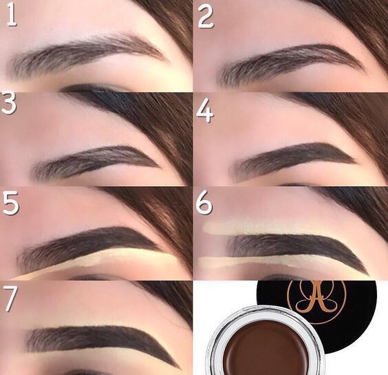 Best Eyebrow Makeup, Membentuk Alis, Bentuk Alis, Eyebrow Makeup Tutorial, Contouring Makeup, Makeup Order, Latina Makeup, Makeup Tuts, Simple Makeup Tips