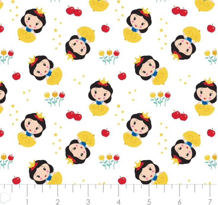 This listing is for a 5-yard continuous cut of this fabric at a discounted price. These cuts are perfect for quilt backs or for your next big project! 100% Cotton44" Wide Animal Sleeping Bag, Princess Snow White, Kawaii Disney, Disney Princess Snow White, Quilt Material, Cute Princess, Floor Colors, Modern Fabric, Disney Wallpaper