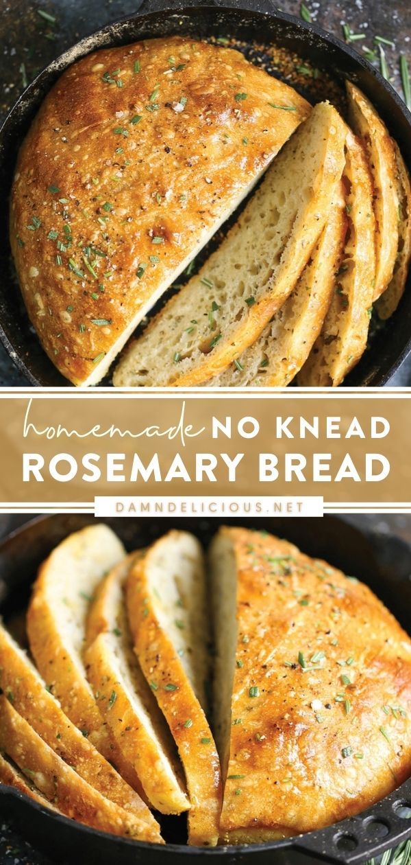 NO KNEAD ROSEMARY BREAD No Knead Rosemary Bread, Rosemary Bread Recipe, Homemade Bread Recipe, Rosemary Bread, Homemade Bread Recipes Easy, Cheap Recipes, Homemade Bread Easy, Best Bread Recipe, No Knead