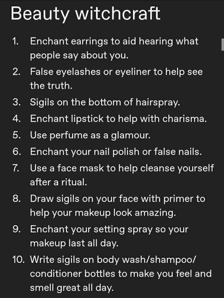 Glamour Spells Witchcraft, Witch Beauty Tips, Spell To Change Appearance, Spells For Other People, Beauty Witch Tips, Glamour Magick Witchcraft, Glamour Witch Tips, Glamour Magick Sigil, Beauty Magick Witchcraft