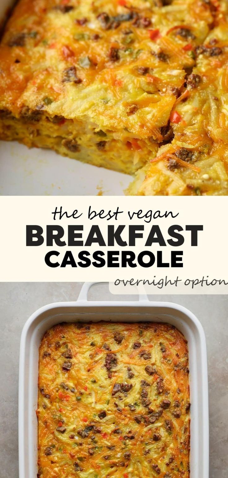 the best vegan breakfast casserole ever