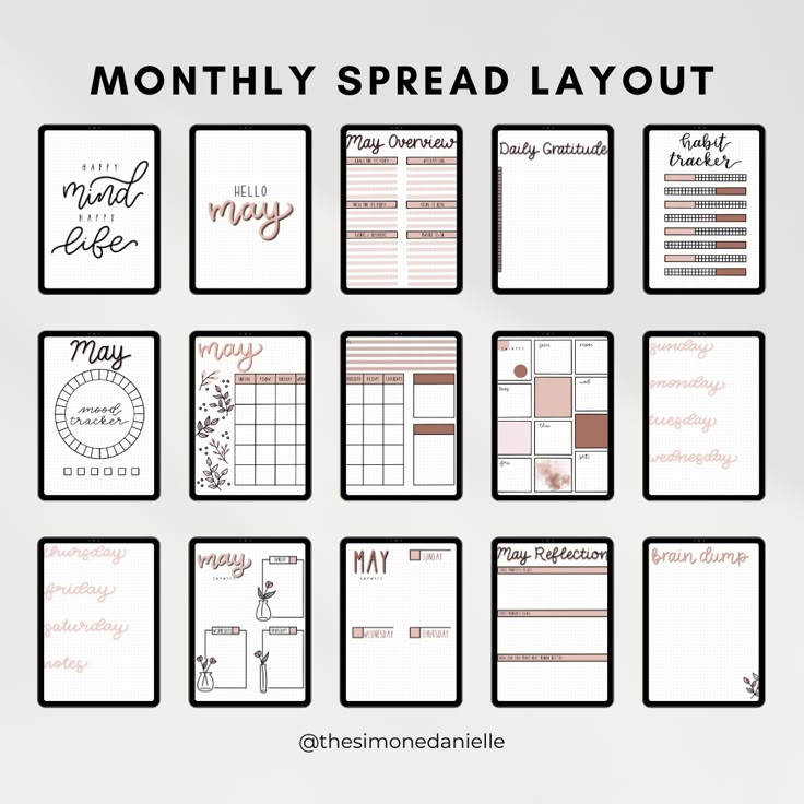 digital bullet journal template monthly May Bullet Journal Ideas Layout, Daily Log Bullet Journal Layout, Bullet Journal To Do List Layout, Diary Template Journals, Bullet Journal Inspiration Layout, Bullet Journal Table Of Contents, Daily Bullet Journal Layout, Simple Bullet Journal Layout, Journal Layout Templates