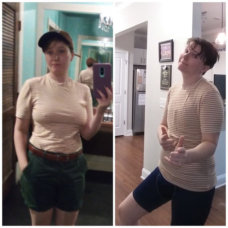 two pictures of a woman taking a selfie with her cell phone and wearing shorts