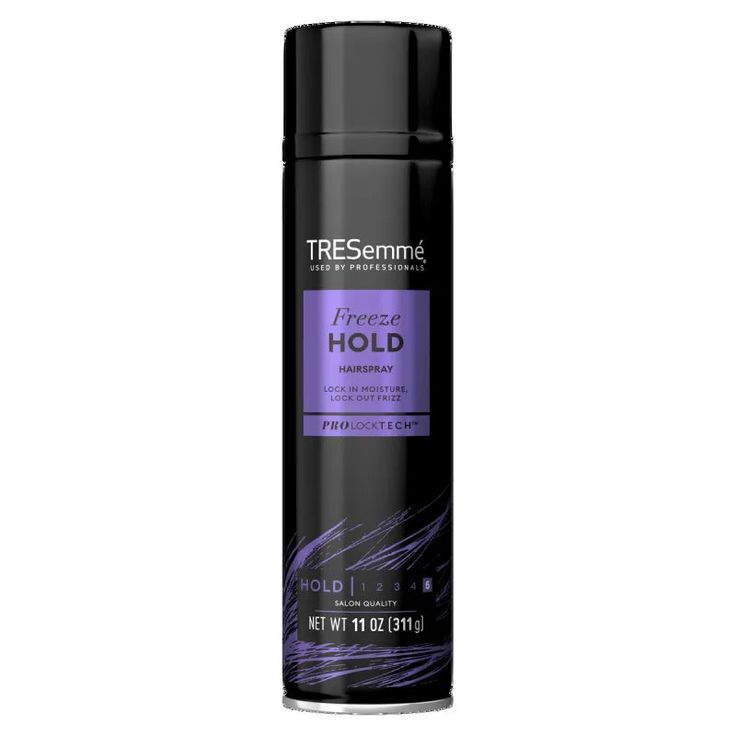 TRESemmé Freeze Hold Anti-Frizz Hair Spray is a fast-drying, humidity-resistant hairspray that fully locks in your hairstyle and is never sticky or tacky to the touch. This aerosol hair styling hairspray delivers power, all-day control with a maximum hold that still allows your hair its natural movement. A water-free formula, Freeze Hold is an anti-frizz spray that provides humidity resistance for 24 hours, helping maintain flyaways while keeping hard-to-hold styles looking salon-fabulous all da Tresemme Hairspray, Tresemme Shampoo, Anti Frizz Spray, Frozen Hair, Anti Frizz Hair, World Hair, Lock Out, Hairstyling Products, Hair Frizz