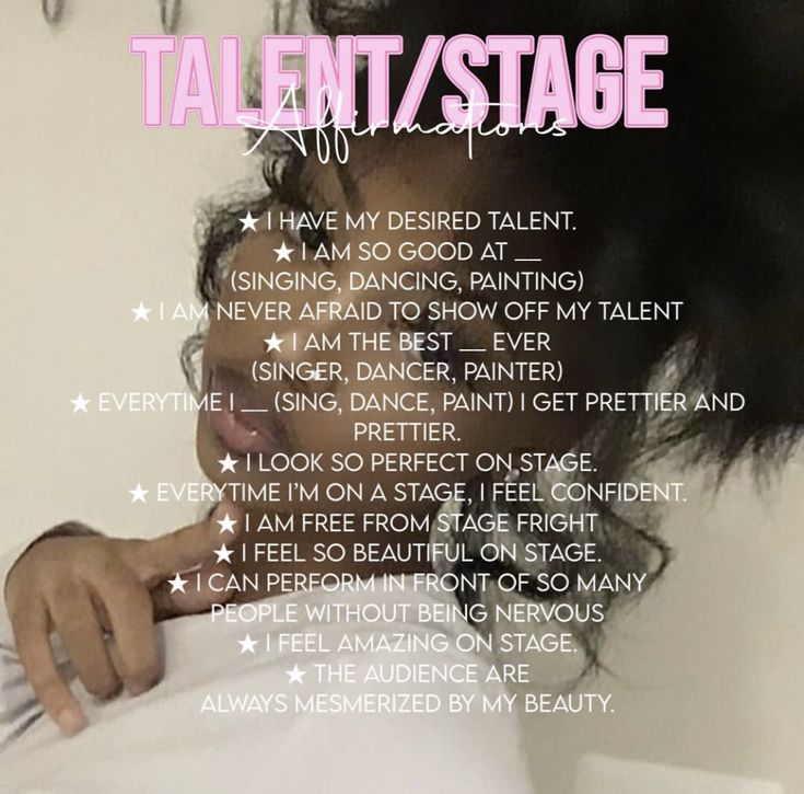 an advertisement for the talent / stage show with a woman's face and hand on her chest