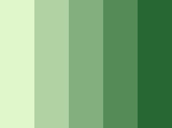 a green color scheme with vertical stripes