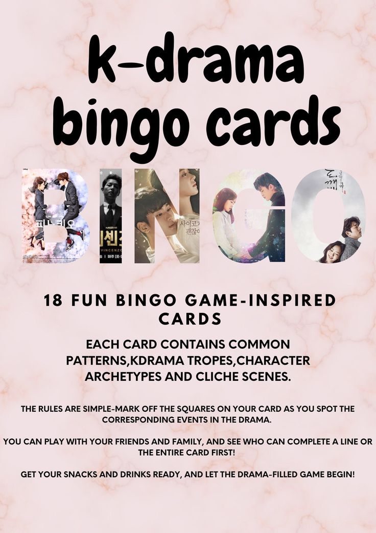 an advertisement for the k - drama card game