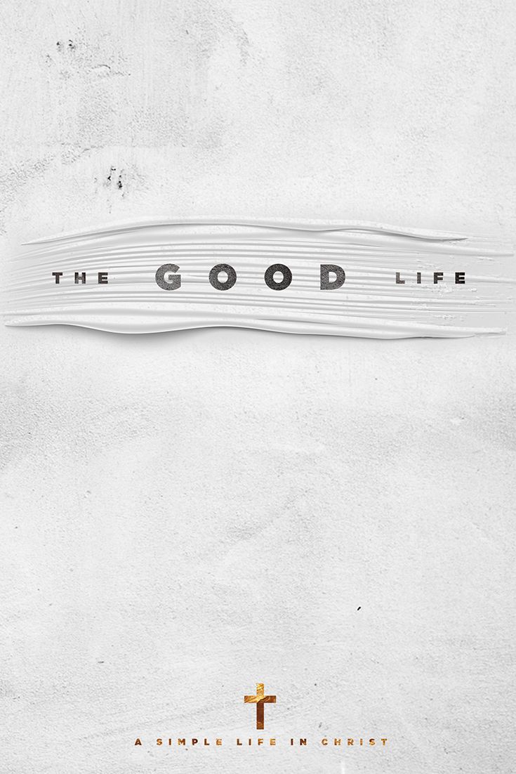 the good life movie poster with cross on it