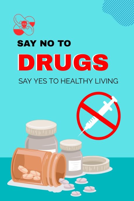 Awarness Ideas Poster, Anti Narcotics Posters, Social Poster Ideas, Say No To Alcohol Posters, Health Related Posters, Antidrugs Poster Drawing, Multimodal Poster, Poster Zat Adiktif, Antidrugs Poster