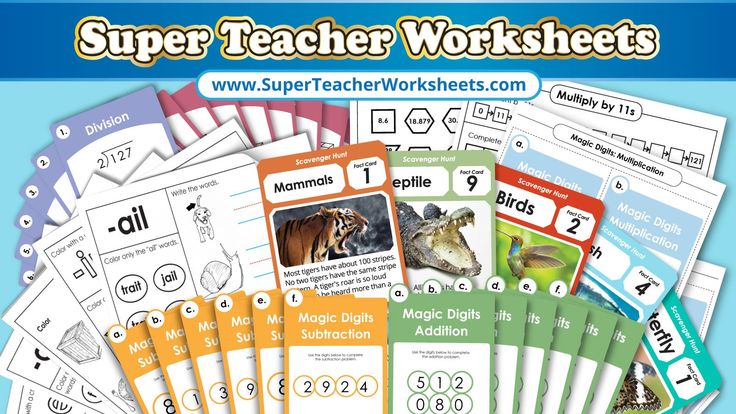 Super Teacher Worksheets