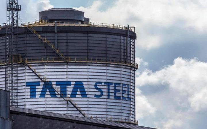 a large metal tank sitting on top of a building