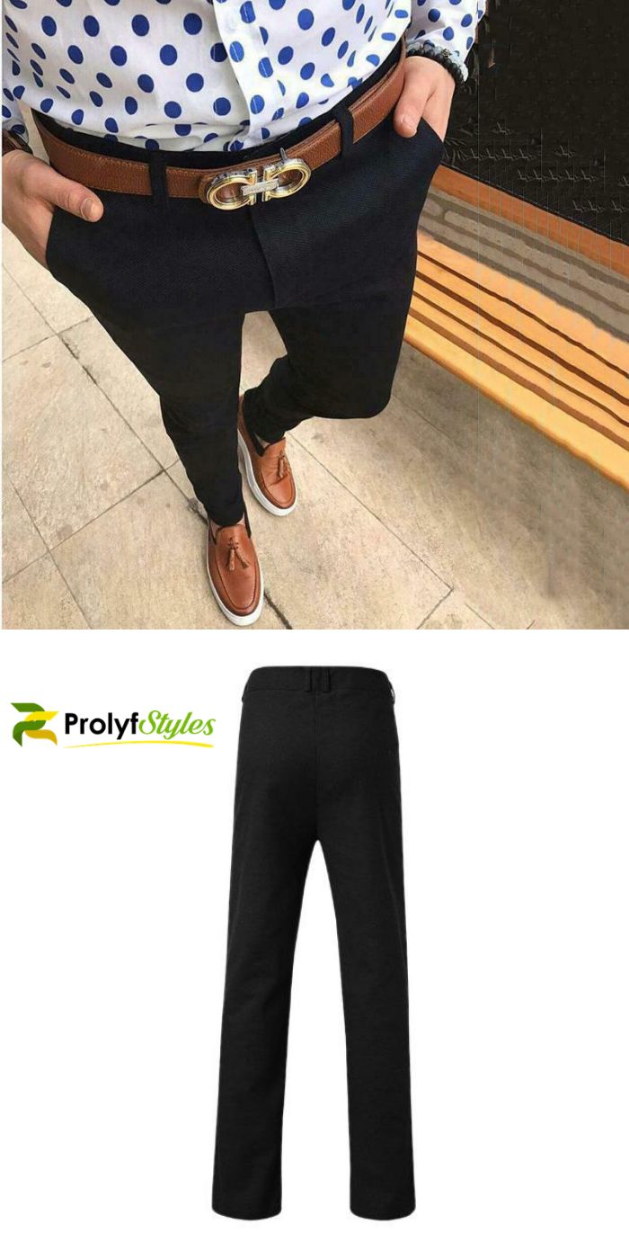 Create a classy men's work outfit with a Mid Waist Slim Fit Dress Pants. Mens' slim fit dress pants is a great addition to your workwear wardrobe for men. Impress your boss and co-workers in men's work fall fashion. Bring life to your Men's winter work style when you dress in a black slim-fit men's pant. men's pants fashion classy. men's fashion classy gentleman style, men's classy style, men's fashion classy gentleman style business casual #menstyle #mensfashion #mensbusinesscasual #menswear Wardrobe For Men, Classy Gentleman, Client Meeting, Style Business Casual, Mens Work Outfits, Workwear Wardrobe, Slim Fit Pants Men, Mens Smart Casual Outfits, Mens Business Casual Outfits