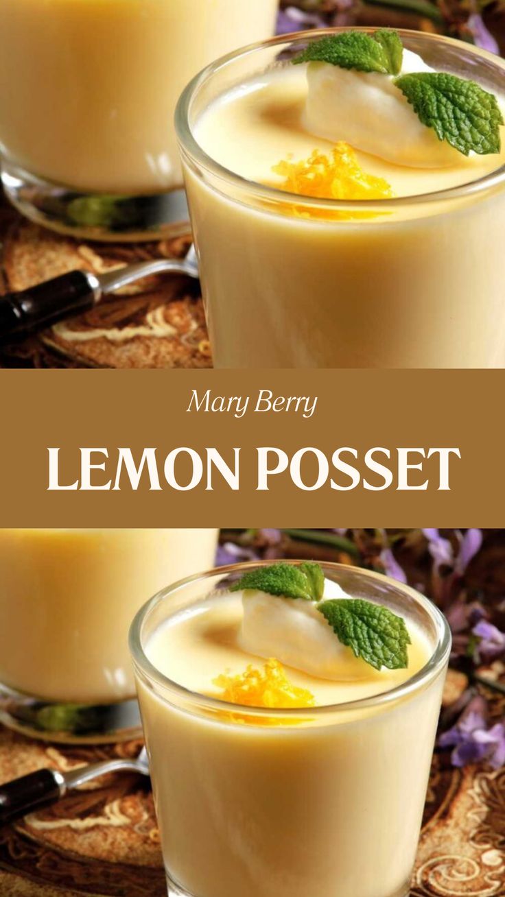 Mary Berry Lemon Posset Lemon Posset Recipe Mary Berry, Mary Berry Recipes Baking, Dinner Reciepes, Refreshing Dessert Recipes, Lemon Posset Recipe, Posset Recipe, Lemon Posset, Mary Berry Recipe, Dessert Treats