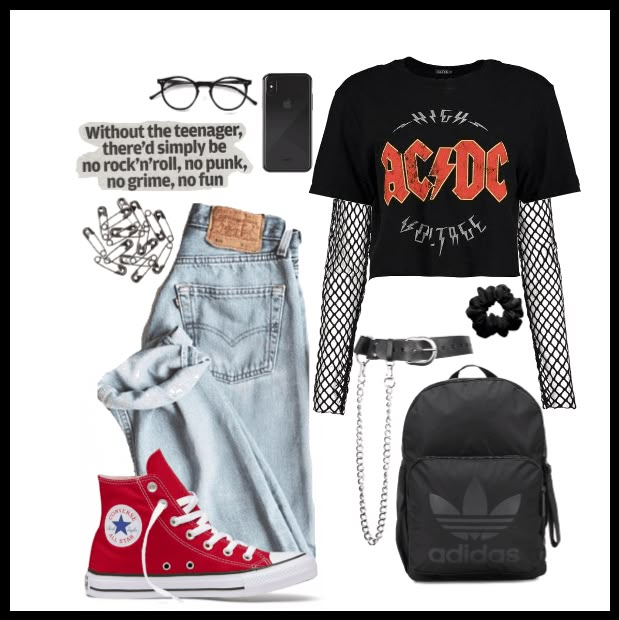 Grunge teenager Outfit | ShopLook Edgy Outfits For School, Teenager Outfits Girls Style, Emo Outfits For School, E Girl Outfits Aesthetic, Emo Girl Outfits, Black Jeans Outfit Ideas, Egirl Fashion, Look Grunge, E Girl Outfits