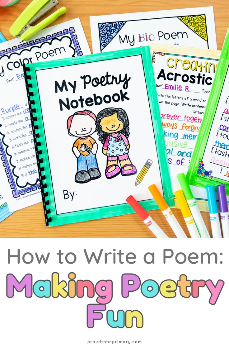 Poetry Slam For Kids Classroom, Poetry Writing For 2nd Grade, Teaching Poetry 2nd Grade, Characteristics Of Poetry Anchor Chart, Bio Poems, Poetry Books For Kids, Poem Activities, Color Poem, Ice King