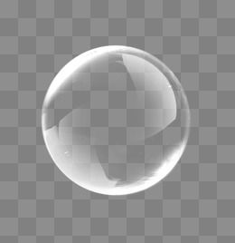 a soap bubble on a gray background