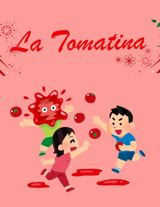 two children are playing with apples in front of the words la tonatana on pink background