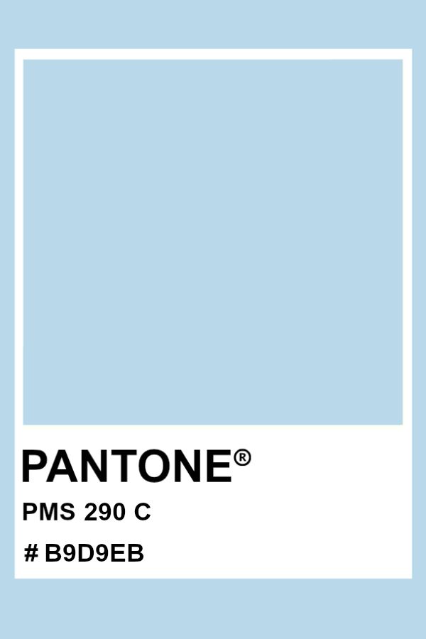 PANTONE 290 C #pantone #color #PMS #hex #lightblue Light Blue Pantone, Pantone Azul, Digital Lavender, Blue Pantone, Pantone Color Chart, Pantone Palette, Pantone Colour Palettes, Color Chip, Blue Poster