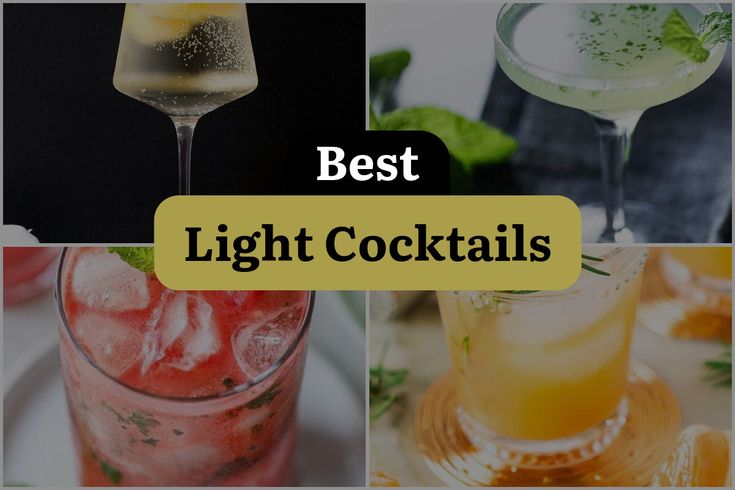 the best light cocktails for any type of party