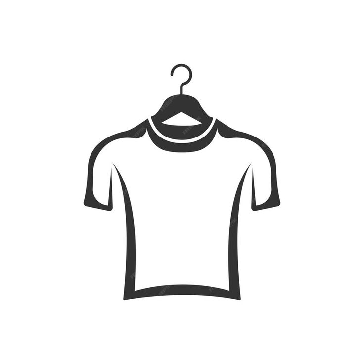 a t - shirt with a hanger on the neck and an empty label hanging from it