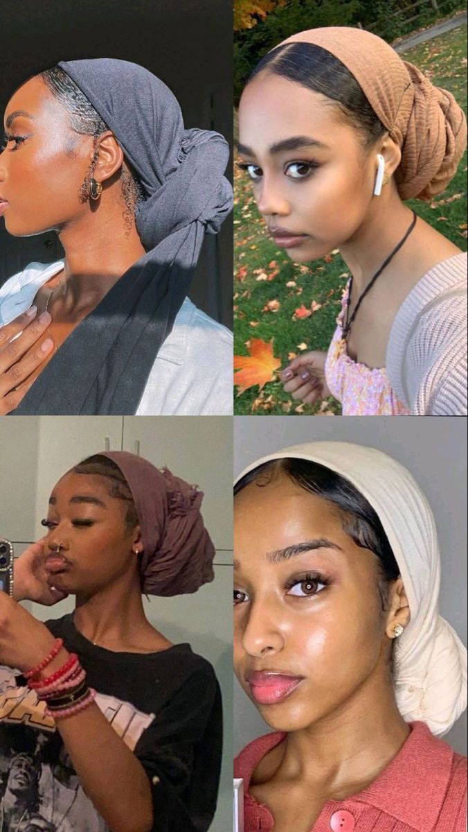 Christian Veiling, Hair Scarf Tutorial, Christian Veils, Headwrap Hairstyles, Cabello Afro Natural, African Hair Wrap, Quick Natural Hair Styles, Hair Wrap Scarf, Hair Scarf Styles