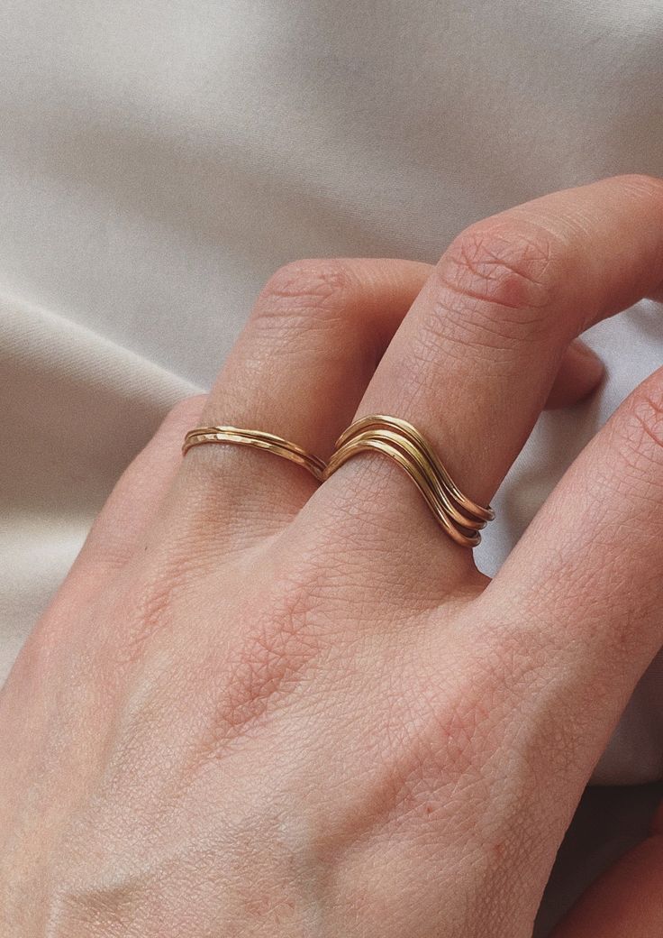 Curve Ring | wearwell Curve Ring, Ring Game, Simple Band, Dance Lessons, Gold Filled Ring, Ethical Clothing, Wedding Dance, Fine Jewellery Earrings, Stacking Ring