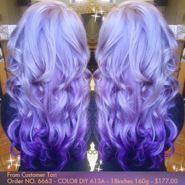 . White To Purple Hair, Farrah Goodfairy, Blonde Indian, Mermaid Hairstyle, Neon Hair Color, Red Hair Extensions, Diy Lavender, Peinados Hair Styles, Diy Dye