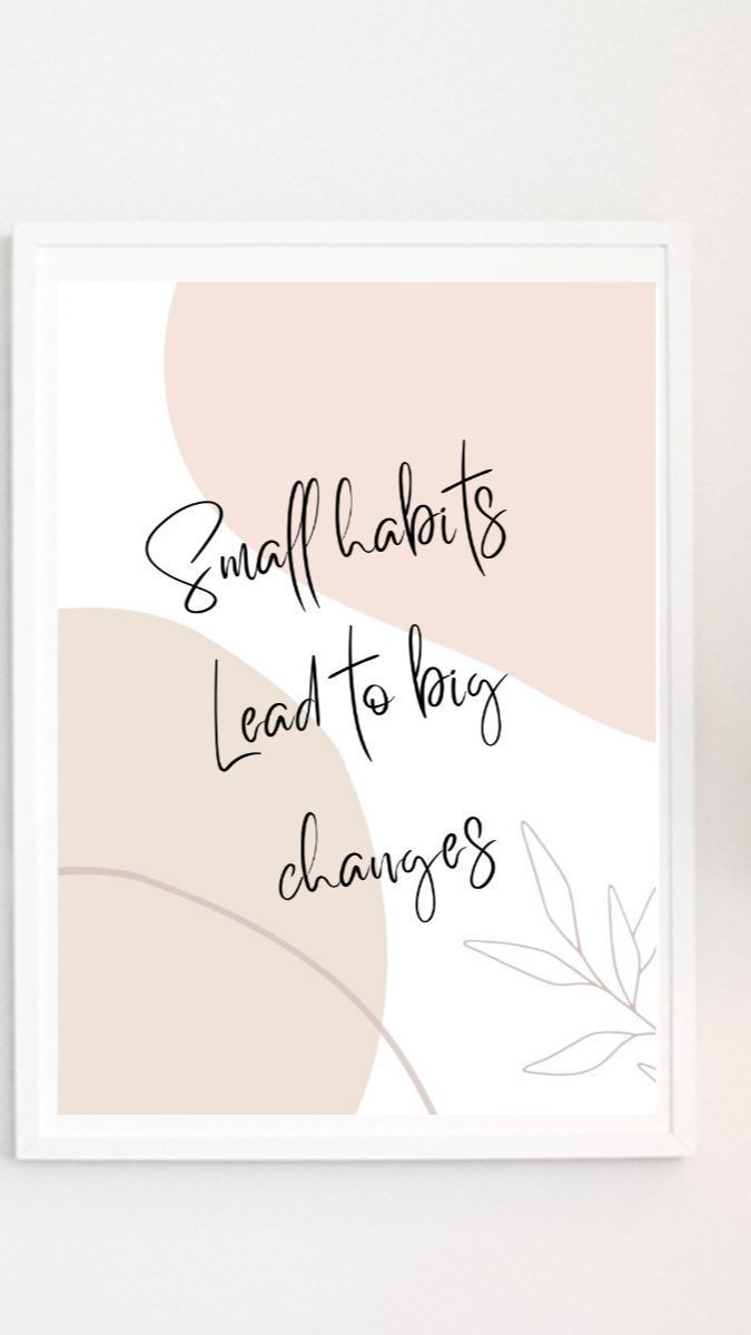 a pink and white poster with the words,'small habitats lead to big changes '