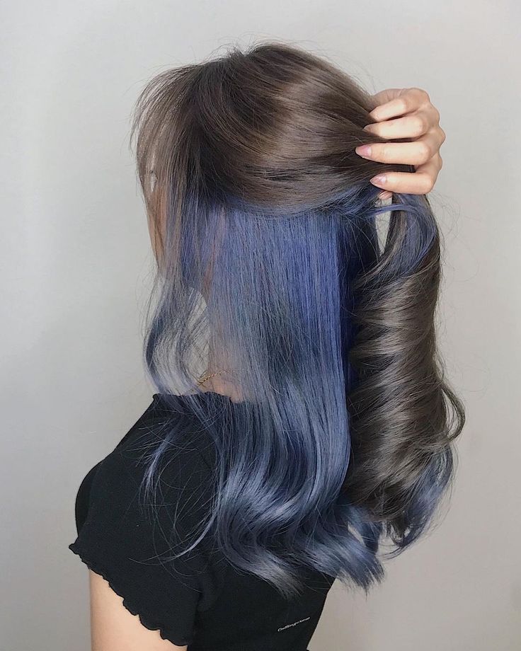 Under Hair Color, Hidden Hair Color, Underneath Hair, Hair Color Underneath, Peekaboo Hair, Hair Color Streaks, Hair Streaks, Dyed Hair Inspiration, Pretty Hair Color