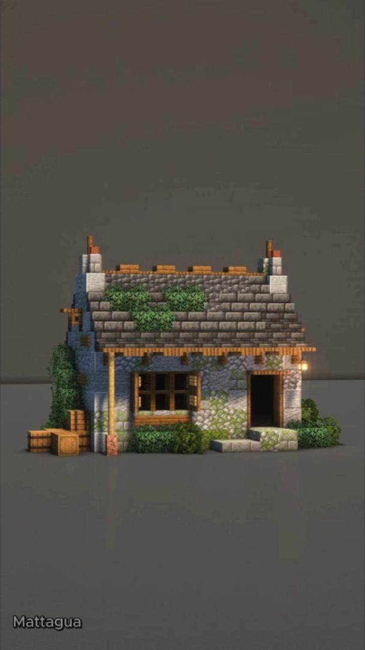 a small house made out of lego blocks