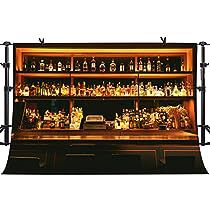 an old fashioned bar with lots of liquor bottles