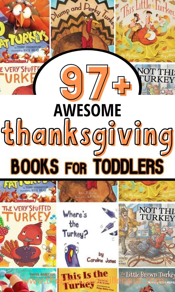 there are many thanksgiving books for toddlers to read