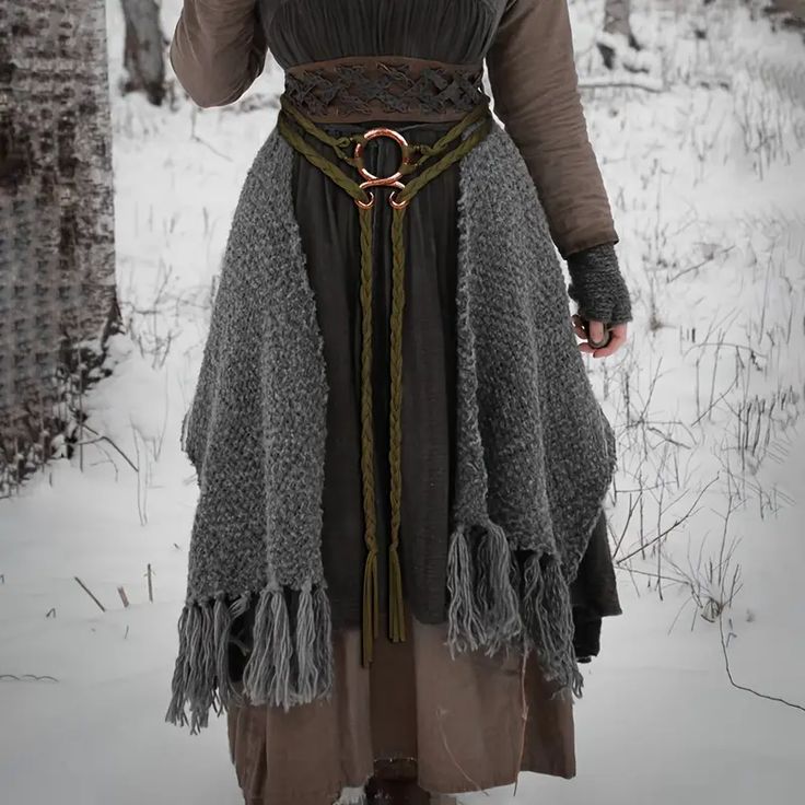 Lion Witch Wardrobe Costume, Orc Village, Witch Belt, Druid Outfit, Victorian Peasant, Nordic Clothing, Barbarian Costume, Norse Witch, Medieval Fantasy Clothing