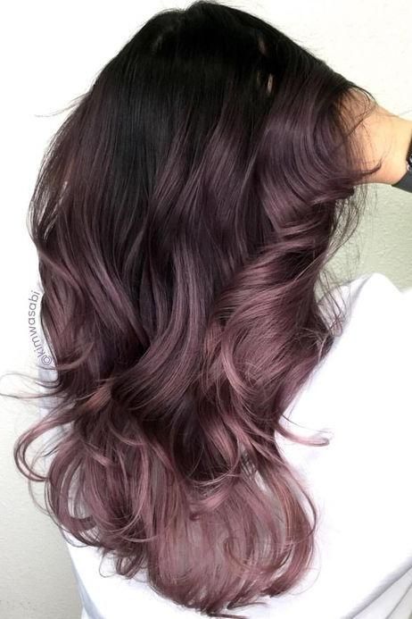 Trendy We Fryzurach, Hair Color Options, Lilac Hair, How To Lighten Hair, Ombré Hair, Pretty Hair Color, Hair Shades, Ombre Hair Color, Rose Hair