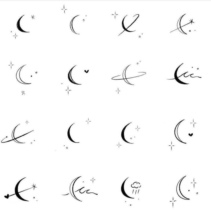 the phases of the moon and stars