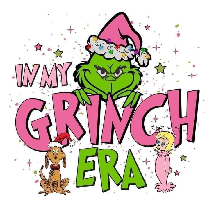 i'm my grinch era t - shirt design with the character from the cartoon