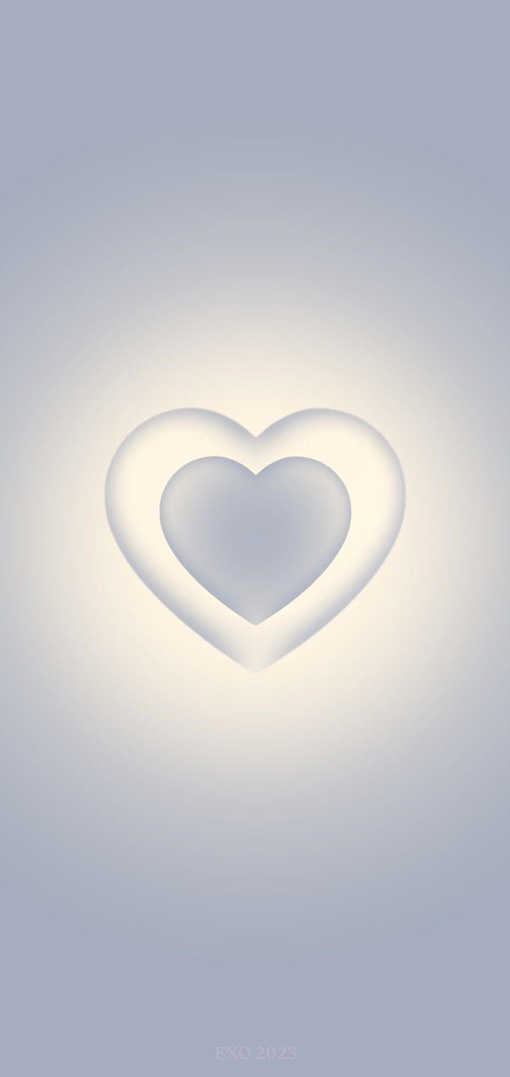 two white hearts in the middle of a light blue background with an overlay effect