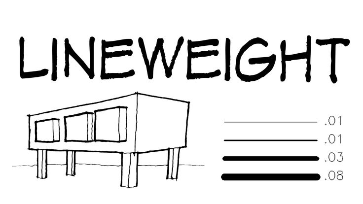 a drawing of a bench with the words lineweight on it