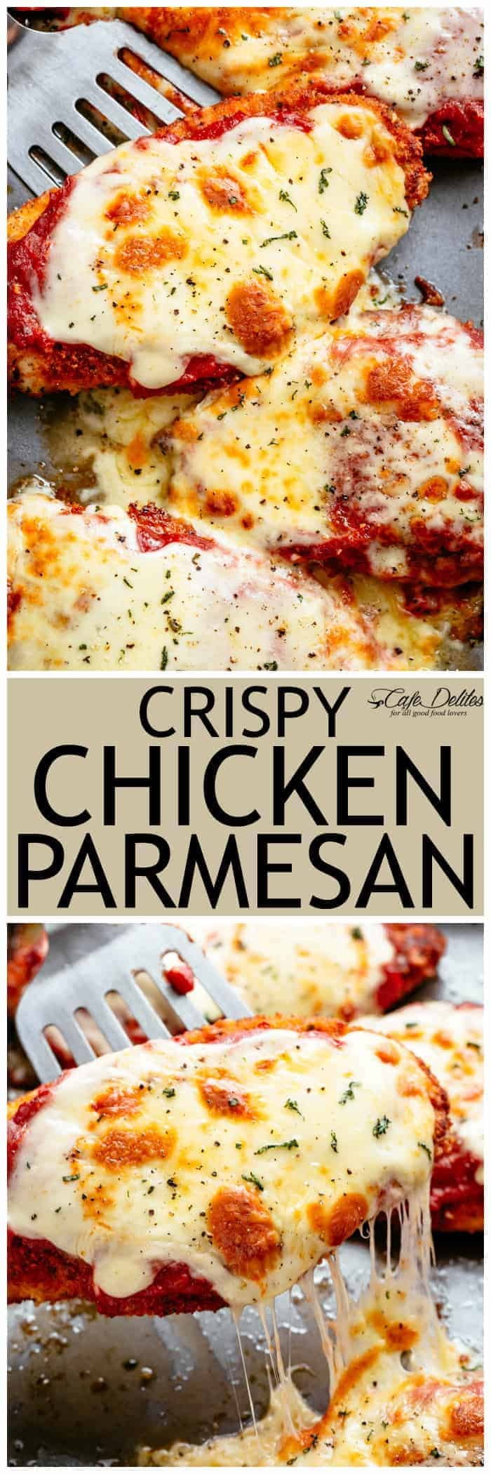 crispy chicken parmesan is an easy and delicious appetizer